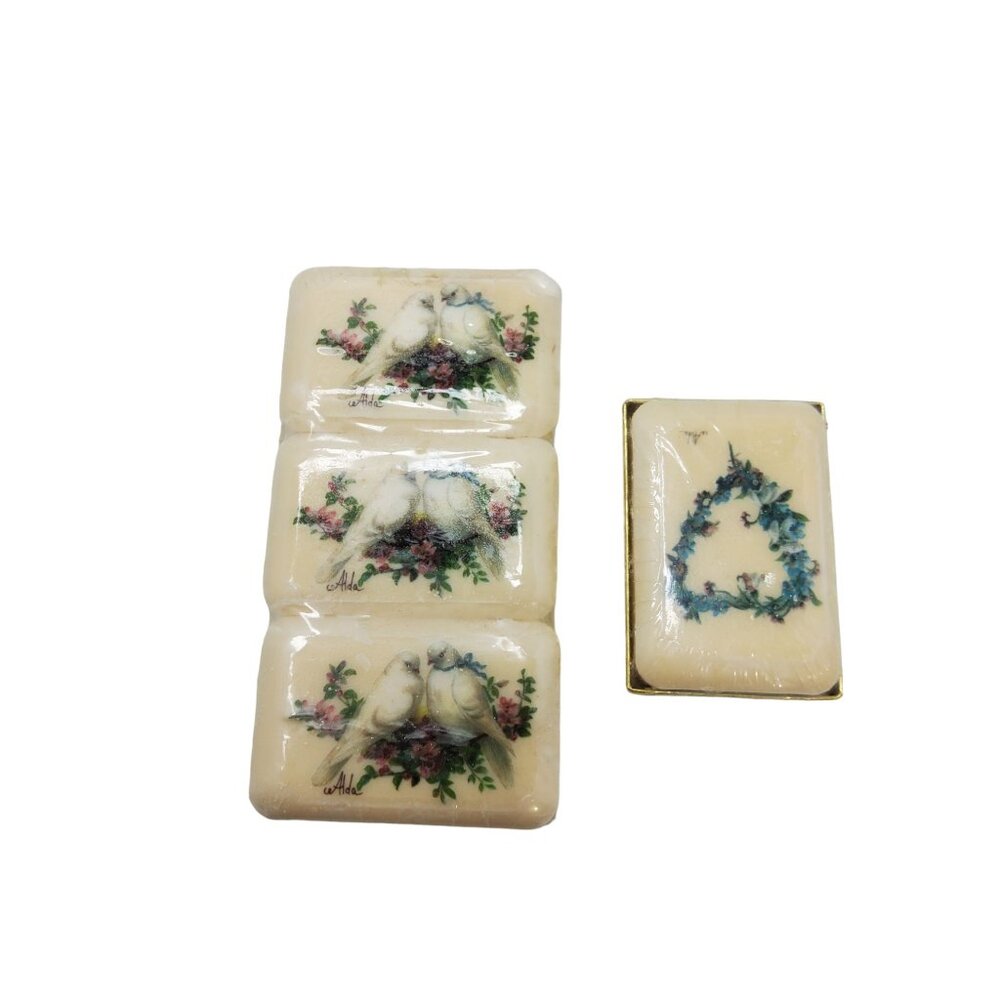 vintage aldos forever french milled guest soap private collection, 4 sealed New